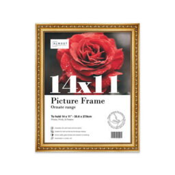 14X11 Gold Ornate Picture Frame (35.6 X 27.9Cm) Poster, Photo, Artwork, Gallery Wall Or Print - thumbnail 1