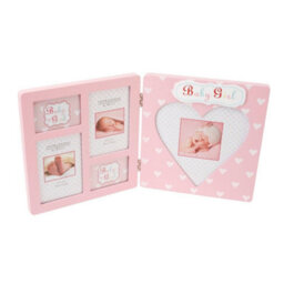 Juliana Impressions Hinged Collage Photo Frame - Baby Girl - thumbnail 1