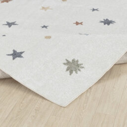 Livabliss Lillian-Kids Beige Orange Green Grey Washable Rug For Children's Rooms 140 X 200 Cm Easy Care, Non Shedding - thumbnail 4
