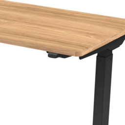 Dellonda Oak Electric Adjustable Office Standing Desk, Quiet, 70Kg, 1200 X 600mm - thumbnail 5