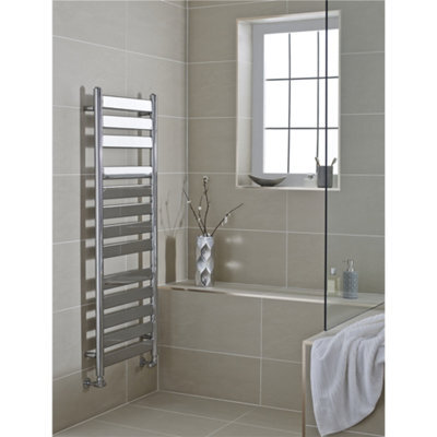 Clifton 952mm (H) X 500mm (W) - Vertical Bathroom Towel Radiator (Hampsted) - (0.95 X 0.5M) - image 1