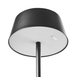 Wyld And Coco Glowtech Wireless Table Lamp Black Metal Usb-C Rechargeable 15 X 15 X 36 Cm - thumbnail 5