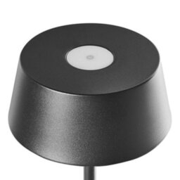 Wyld And Coco Glowtech Wireless Table Lamp Black Metal Usb-C Rechargeable 15 X 15 X 36 Cm - thumbnail 4