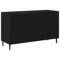 Vidaxl Sideboard Black Oak 100 X 36 X 60 Cm Engineered Wood - thumbnail 2