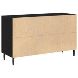 Vidaxl Sideboard Black Oak 100 X 36 X 60 Cm Engineered Wood - thumbnail 6