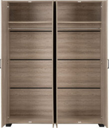 Seconique Oliver 4 Door Wardrobe Light Oak Effect - thumbnail 3