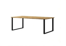 Arte Halle 94 Dining Table W2000mm H760mm L1000mm - Oak Wotan, Timeless Minimalist Design - thumbnail 1