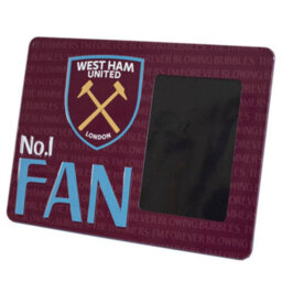 West Ham United Fc No. 1 Fan Photo Frame Claret/sky Blue (One Size) - thumbnail 1