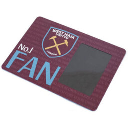 West Ham United Fc No. 1 Fan Photo Frame Claret/sky Blue (One Size) - thumbnail 2