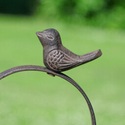 Dibor Vintage Style Cast Iron Hanging Heart Bird Dish Sunflower Garden Bird Feeder Seed Nut Mealworm Bird Feeding Station Tray - thumbnail 5