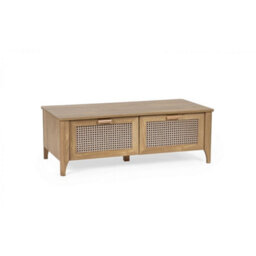 Ashfield Natural Oak 2 Drawer Coffee Table - thumbnail 3