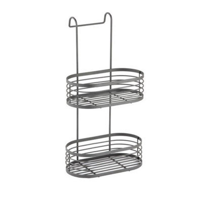 Grey Over Door Shower Caddy Bathroom Storage - image 1