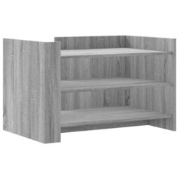 Berkfield Coffee Table Grey Sonoma 80X50X50 Cm Engineered Wood - thumbnail 2