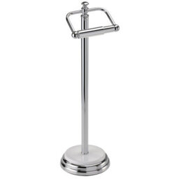 Showerdrape Opera White/chrome Freestanding Toilet Roll Holder - thumbnail 2