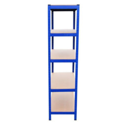 MonsterShop T-Rax Pack Of 3 Garage Shelving Units - 5 Tier Heavy Duty Rack For Storage Steel Utility Shelves - thumbnail 7