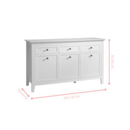 Nöa & Nani Noa & Nani Sideboard With Drawers In Classic White Karlstad - thumbnail 5