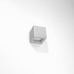 Luminosa Lighting Luminosa Leo Up & Down Wall Lamp Concrete Grey, 12Cm