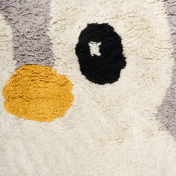 Beliani Kids Rug Waddles Grey 100 X 120 Cm Cotton - thumbnail 8
