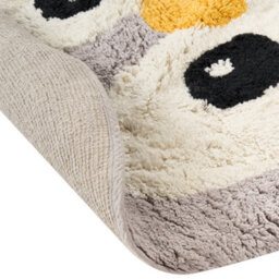 Beliani Kids Rug Waddles Grey 100 X 120 Cm Cotton - thumbnail 5