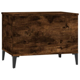 Berkfield Coffee Table Smoked Oak 60X44.5X45 Cm Engineered Wood - thumbnail 6