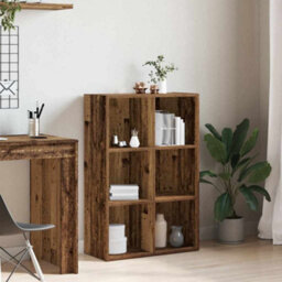 Berkfield Book Cabinet/sideboard Old Wood 66X30X98 Cm Engineered Wood - thumbnail 3