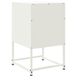 Berkfield Bedside Cabinets 2 Pcs White 36X39X60.5 Cm Steel - thumbnail 8