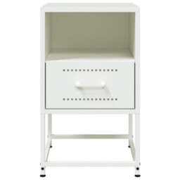 Berkfield Bedside Cabinets 2 Pcs White 36X39X60.5 Cm Steel - thumbnail 6