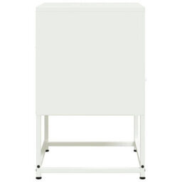 Berkfield Bedside Cabinets 2 Pcs White 36X39X60.5 Cm Steel - thumbnail 7