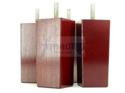 L&F 4X Replacement Furniture Legs Solid Wood 110mm High Sofas Chairs Settee Cabinets Legs M8 Tsp2055 Mahogany - thumbnail 4