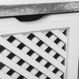Livivo Minerva 3 Drawer Chest Of Drawers Grey White Small Bedroom Storage Unit Rustic Scandi Drawer Cabinet - thumbnail 6