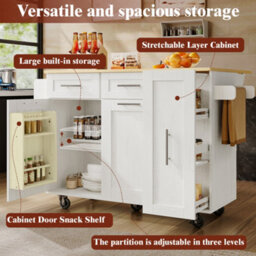 Modern Kitchen Island Kitchen Cabinet Buffet Cabinet - thumbnail 5
