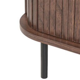 Beliani Bedside Table Bradley Dark Brown - thumbnail 8