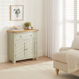 The Furniture Market Marbury Sage Green Painted Compact Small Sideboard - thumbnail 3
