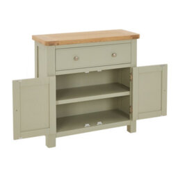 The Furniture Market Marbury Sage Green Painted Compact Small Sideboard - thumbnail 4