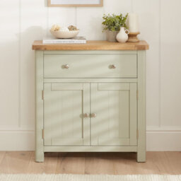 The Furniture Market Marbury Sage Green Painted Compact Small Sideboard - thumbnail 2
