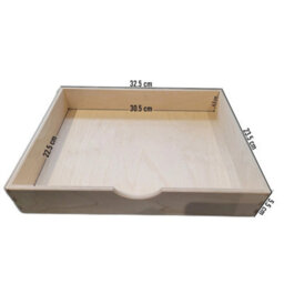 Wooden Chest - Storage Cupboard Solid Wood Drawers - thumbnail 3