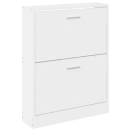 Walplus Shoe Cabinet White 59X17X81 Cm Engineered Wood - thumbnail 4
