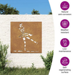 Vidaxl Garden Wall Decoration 55X55 Cm Corten Steel Ballet Dancer Design - thumbnail 7