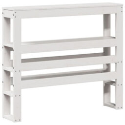 Berkfield Bed Frame With Headboard Without Mattress White 75X190 Cm Small Single - thumbnail 8