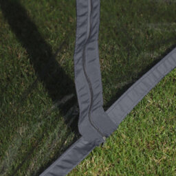 Outsunny 3X4M 2-Tier Gazebo Aluminium Garden Marquee Party Tent Black - thumbnail 8