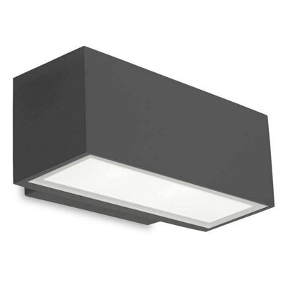 Luminosa Lighting Luminosa Afrodita Outdoor Led Up & Down Wall Light Urban Grey 22Cm 1955Lm 4000K Ip65