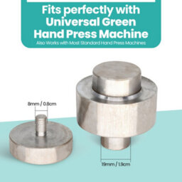 Neel Blue 40mm Eyelets Grommets Fixing Dies Set For Green Machine Hand Press, Eyelets Fixing Tool - thumbnail 2