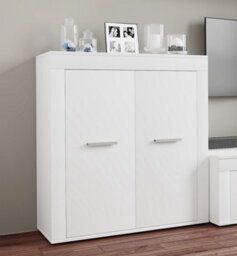 Vcm Chest Of Drawers Sideboard Usilo 2 Revolving Doors - thumbnail 3