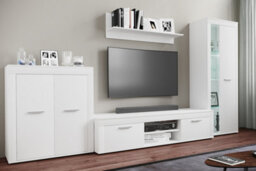 Vcm Chest Of Drawers Sideboard Usilo 2 Revolving Doors - thumbnail 4