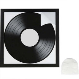 Black 12-Inch Vinyl Record Lp Album Cover Wall Display Frame For Home Decor - thumbnail 6