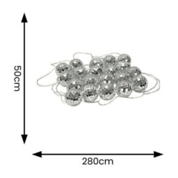 Valuelights Disco Ball 20 Mini Led Fun Disco String Lights - thumbnail 4