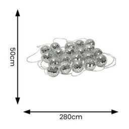 Valuelights Disco Ball 20 Mini Led Fun Disco String Lights - thumbnail 7