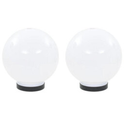 Led Bowl Lamps 2 Pcs Spherical 20 Cm For Gardens, Patios, Paths And Yards - thumbnail 2
