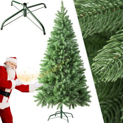Tectake Christmas Tree - Artificial Christmas Tree With Injection-Moulded Needles And Bendable Branches - 180 Cm - Green - image 1