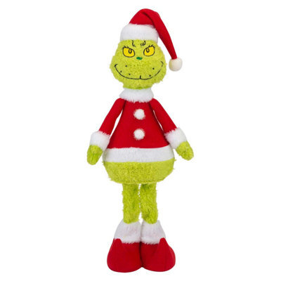 Grinch Standing Christmas Decoration Festive 46Cm X 18Cm Green X 1 - image 1